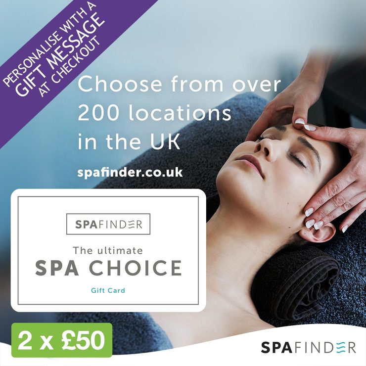 £100 SpaFinder Wellness Gift Card Multipack (2 x £50