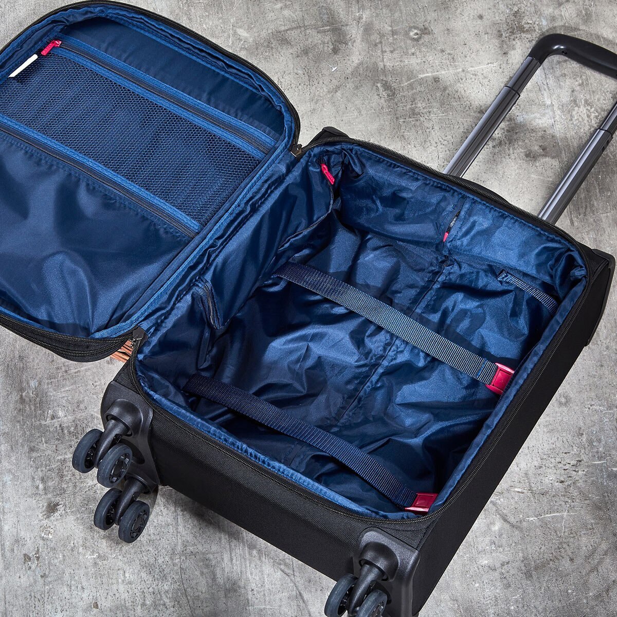 Image for Rock Georgia 4 Piece Luggage Set in Black