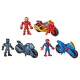 Marvel super heroes on white background