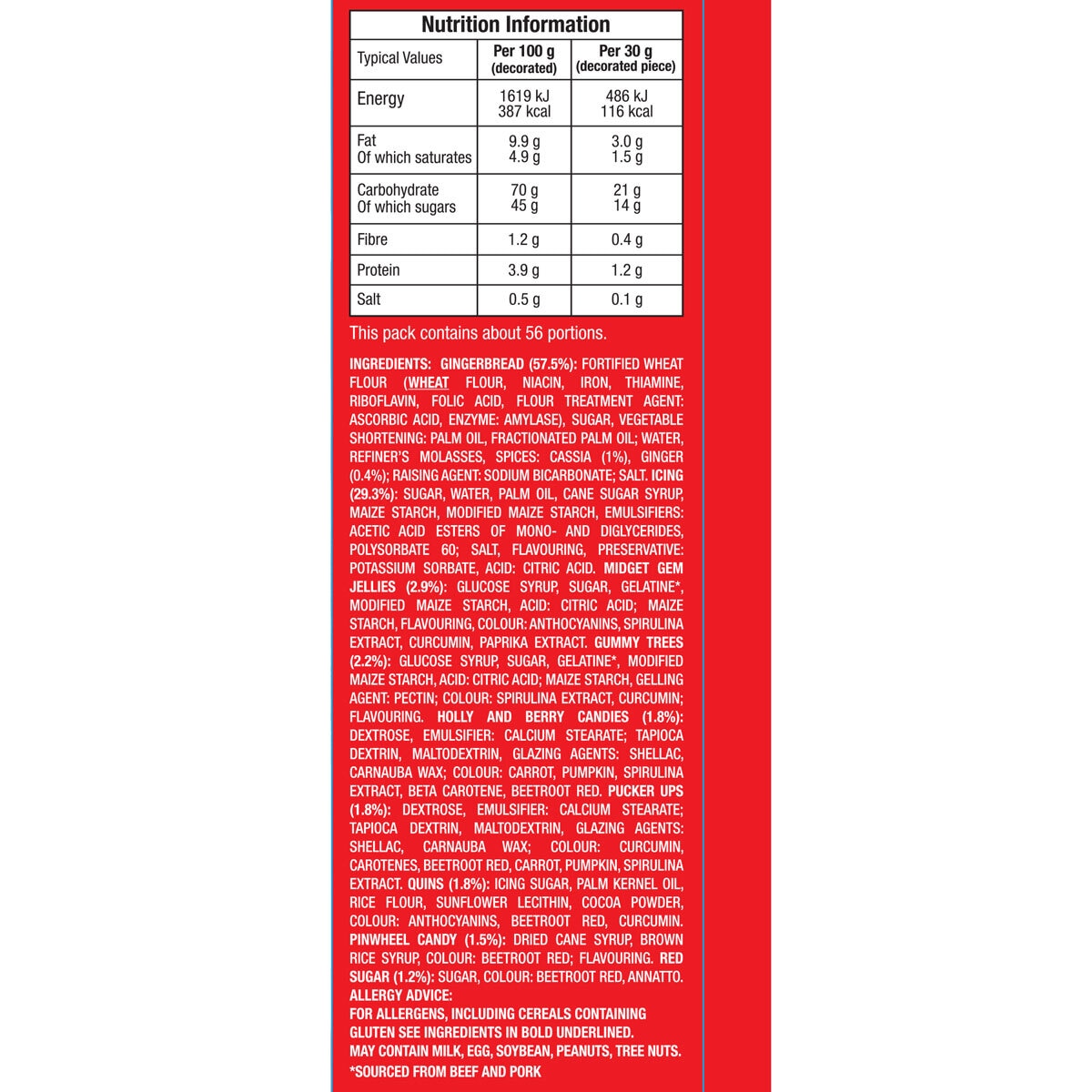 Nutritional info
