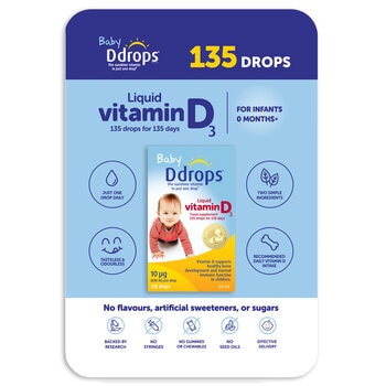 Baby D Drops, 10mcg 135 Drops