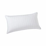 Full King size pillow angled straight ahead with plain background