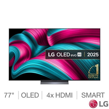 LG OLED77C55LA.AEK 75 Inch OLED 4K Ultra HD Smart TV
