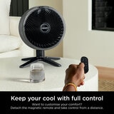 Shark FlexBreeze TableMate Fan in Charcoal, Lifestyle Image