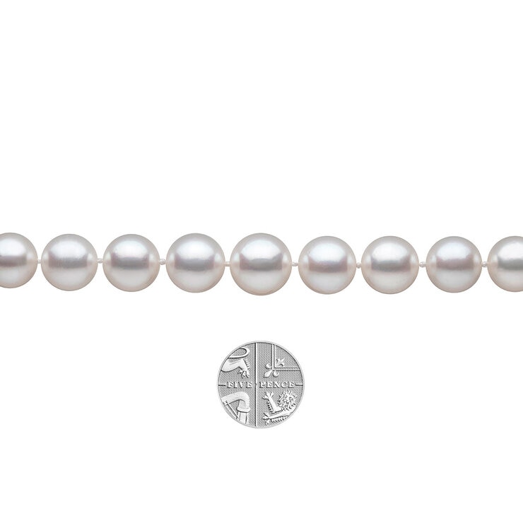 10-12mm South Sea Pearl Necklace, 18ct White Gold 10-12mm South Sea Pearl Necklace, 18ct White Gold