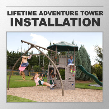 Lifetime 90952 A-Frame Swing Set - Berkshire Garden Buildings