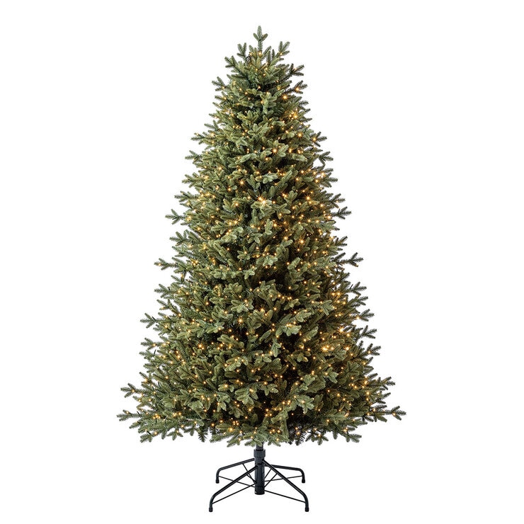 6.5ft (1.9m) Pre-Lit Aspen Artificial Christmas Tree with 1,500 Colour Changing Micro LED Lights