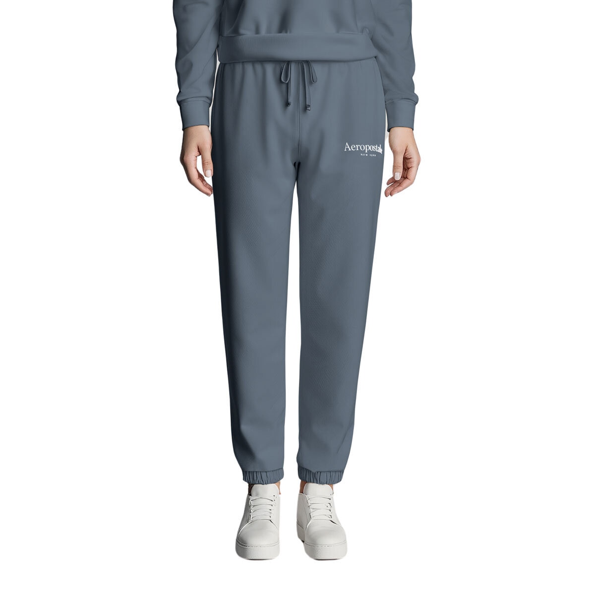 Aeropostale Ladies Embroidered Jogger in Blue