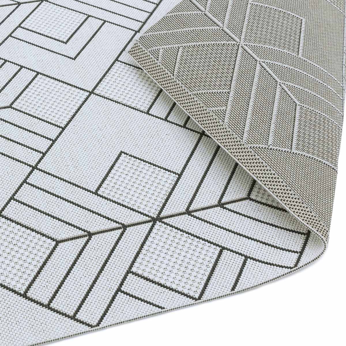 Patio Outdoor Deco Ivory Rug