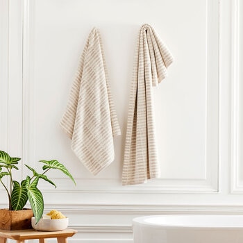 Loftex Loft Stripe Bath Towel in 3 Colours, 76 x 147 cm
