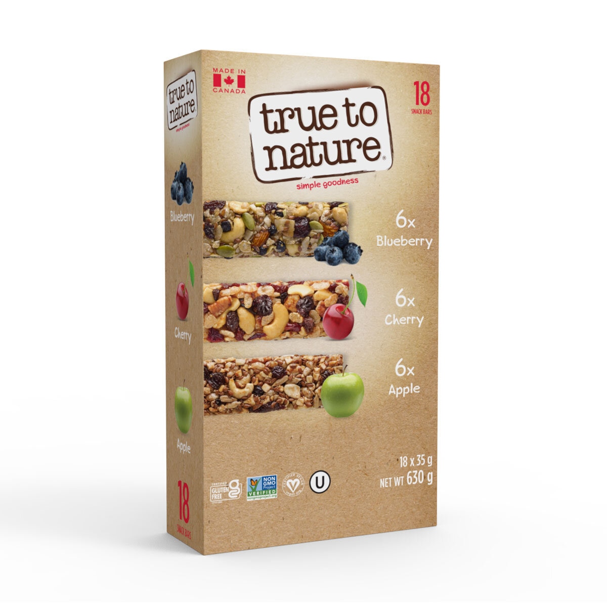 Box of true to nature bars