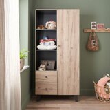 Tutti Bambini Como 4 Piece Nursery Set with Sprung Mattress, Distressed Oak