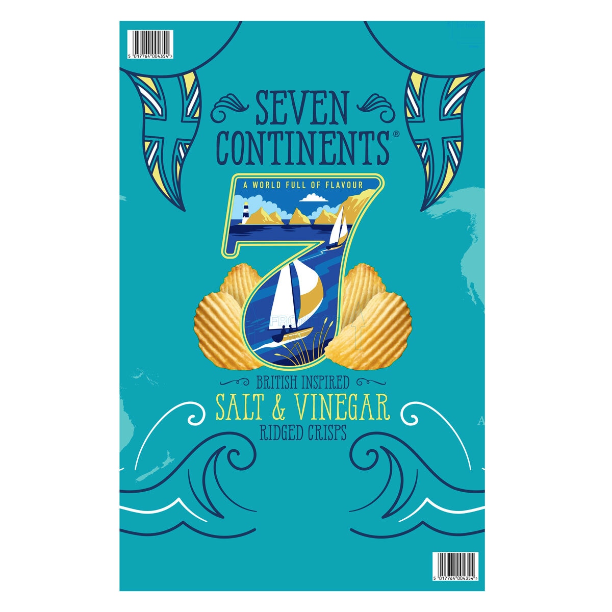 Seven Continents Salt & Vinegar Crisps, 900g