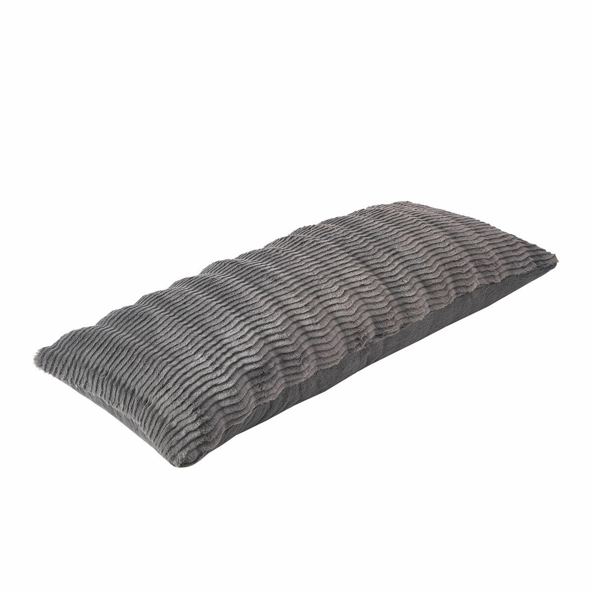 Casual Living Faux Fur Grey Body Pillow, 50 x 121 cm Casual Living Faux Fur Grey Body Pillow, 50 x 121 cm