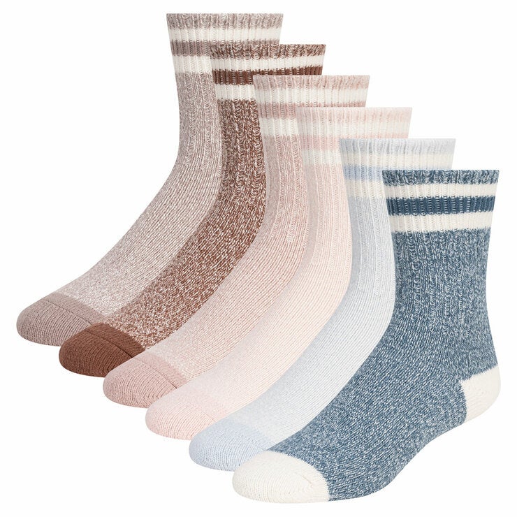 Weatherproof Women's Boot Sock, 6 Pack