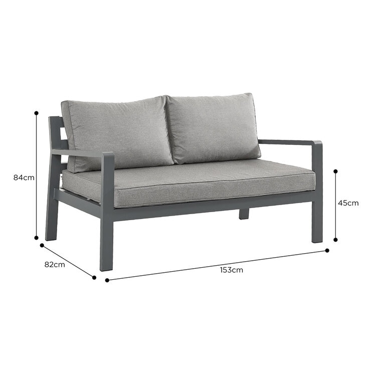 Stone Garden 4 Piece Deep Seating Corner Fire Patio Set in Two Colours