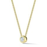 0.30ctw Diamond Pendant, 14k Yellow Gold