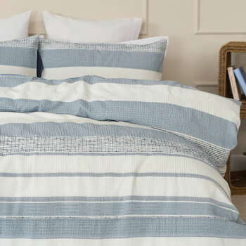 Belledorm Rahil Blue Duvet Cover Set, in 4 Sizes
