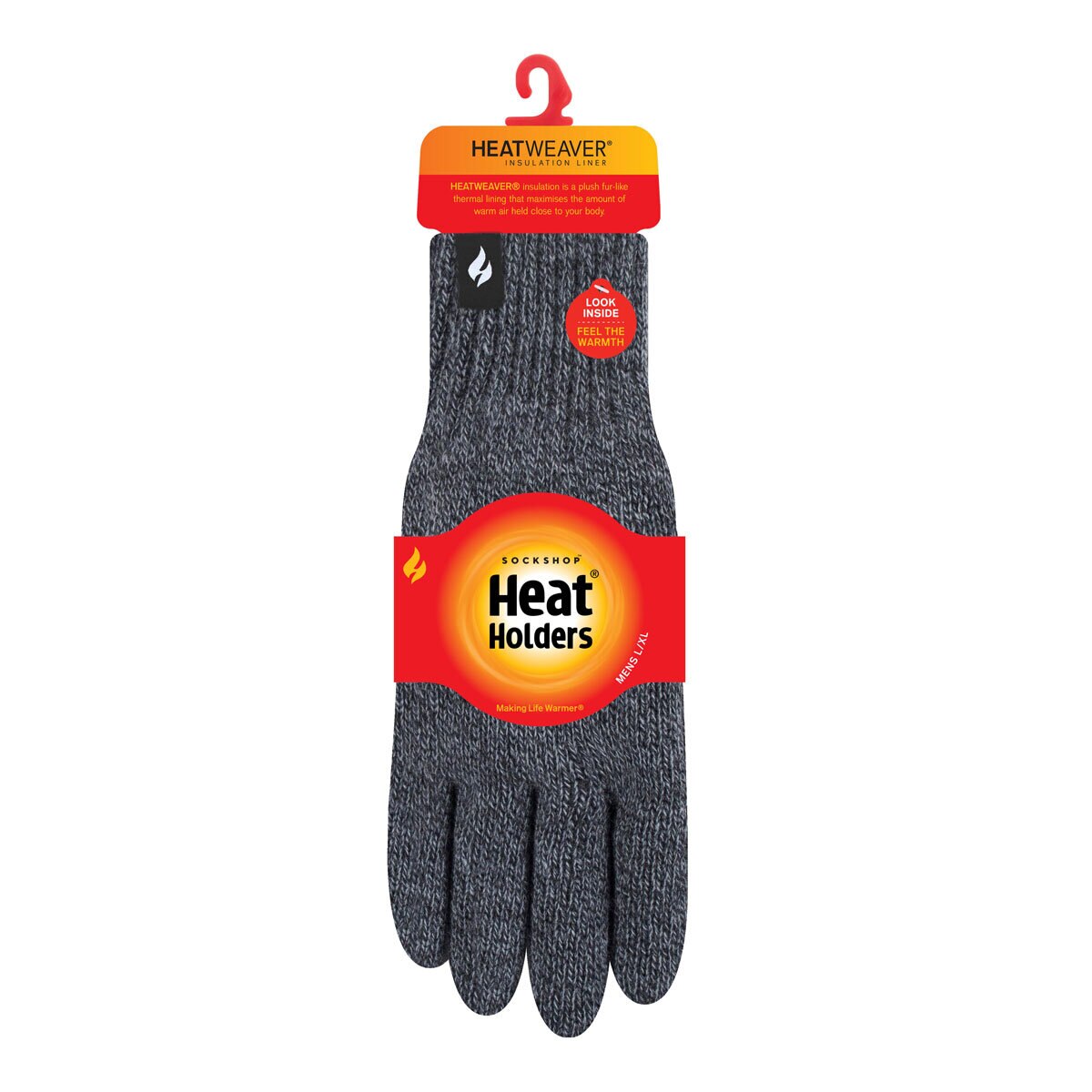Heat Holders Men's Original Thermal Gloves 2 Pack in Grey Heat Holders Men's Original Thermal Gloves 2 Pack in Grey