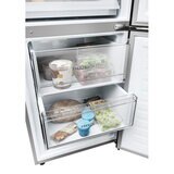 Haier HDPW3618DNPK Fridge Freezer, D Rated in Inox