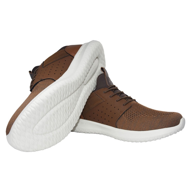 Skechers Mens Delson Camben Trainer in Brown