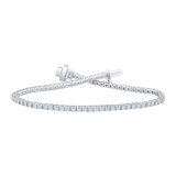 2.00ctw Diamond Tennis Bracelet, 18ct White Gold