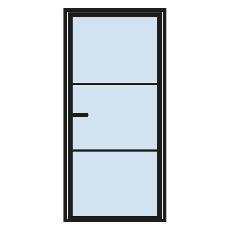 Mustang Heritage Aluminium Internal Single Door Delivery Only