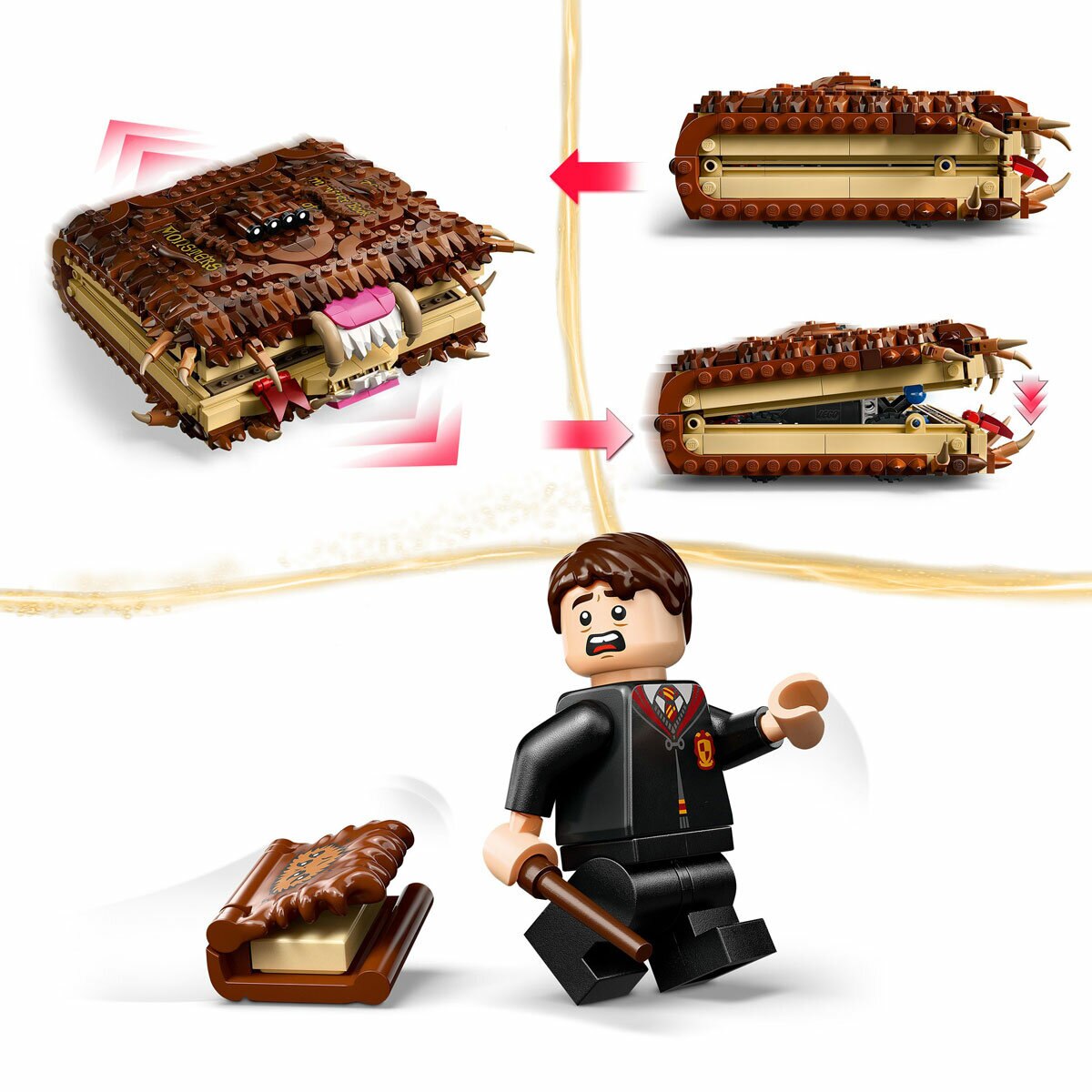 LEGO Harry Potter Chomping Monster Book of Monsters - Model 76449 (9+ Years)