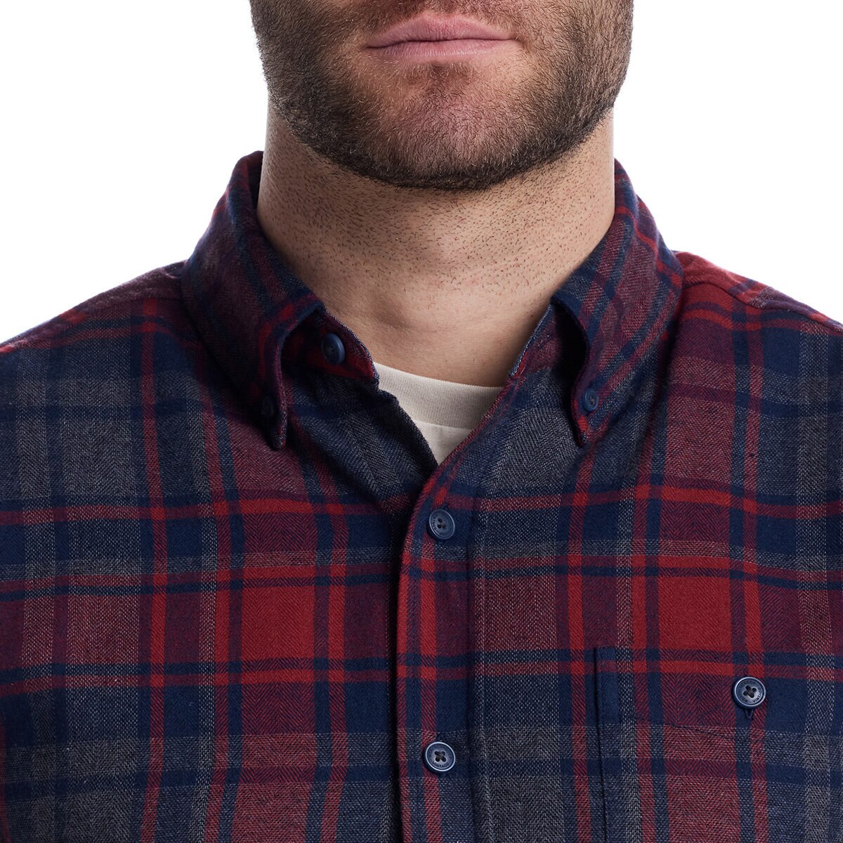 Weatherproof Men's Long Sleeve Flanne lShirt