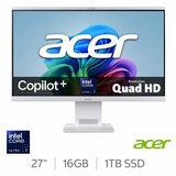 Acer S27-B, Intel Core U7, 16GB RAM, 1TB SSD, 27 Inch All in One Desktop PC, DQ.BZLEK.002 Acer S27-B, Intel Core U7, 16GB RAM, 1TB SSD, 27 Inch All in One Desktop PC, DQ.BZLEK.002