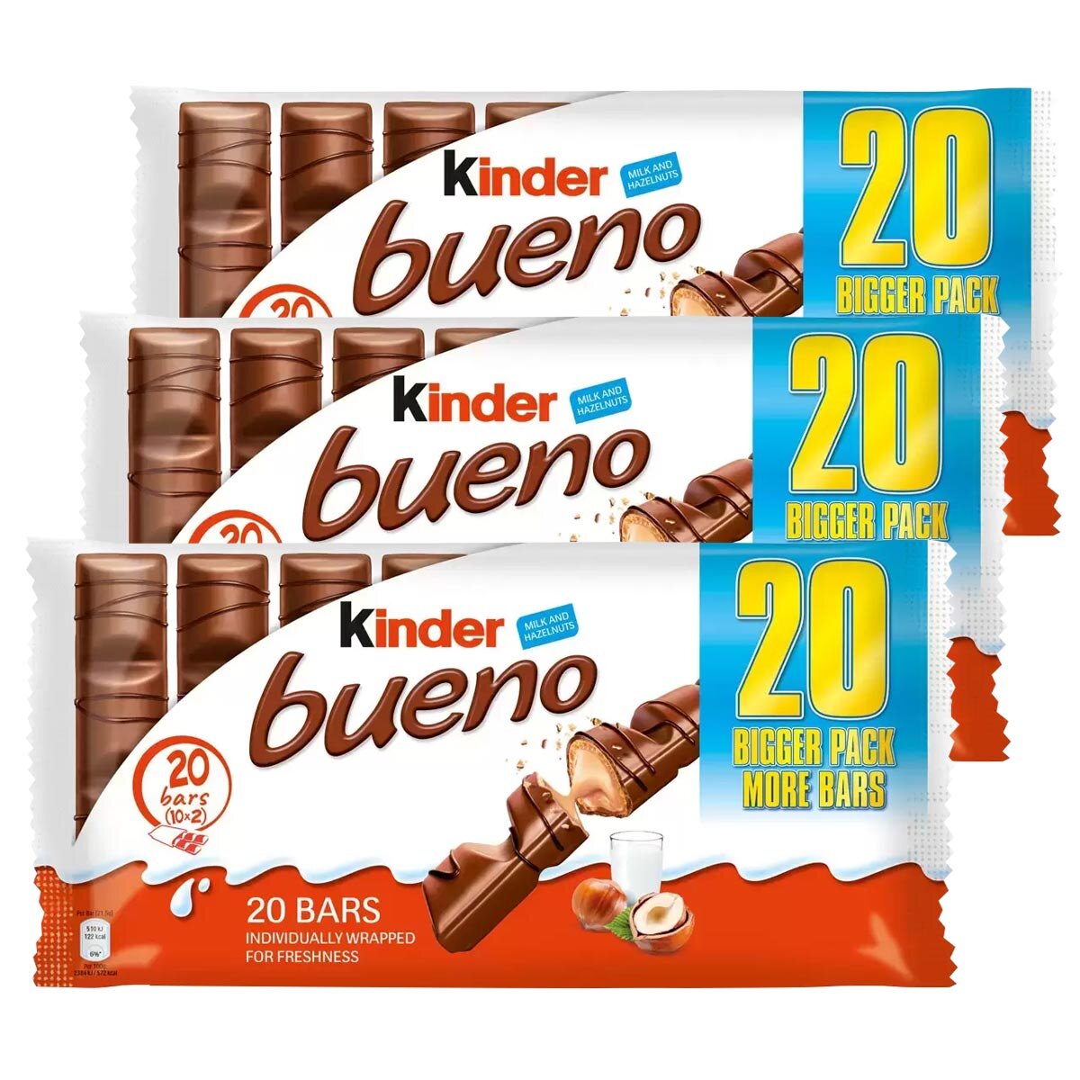 Kinder Bueno, 3 x 10 x 43g