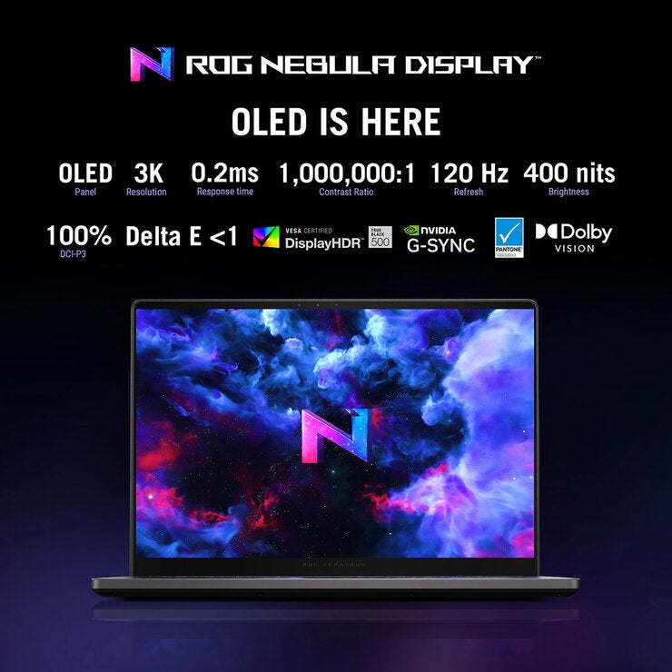 ASUS ROG Zephyrus, AMD Ryzen 9, 32GB RAM, 1TB SSD, NVIDIA GeForce RTX 5070, 14 Inch Gaming Laptop, GA403UP-QS005W ASUS ROG Zephyrus, AMD Ryzen 9, 32GB RAM, 1TB SSD, NVIDIA GeForce RTX 5070, 14 Inch Gaming Laptop, GA403UP-QS005W
