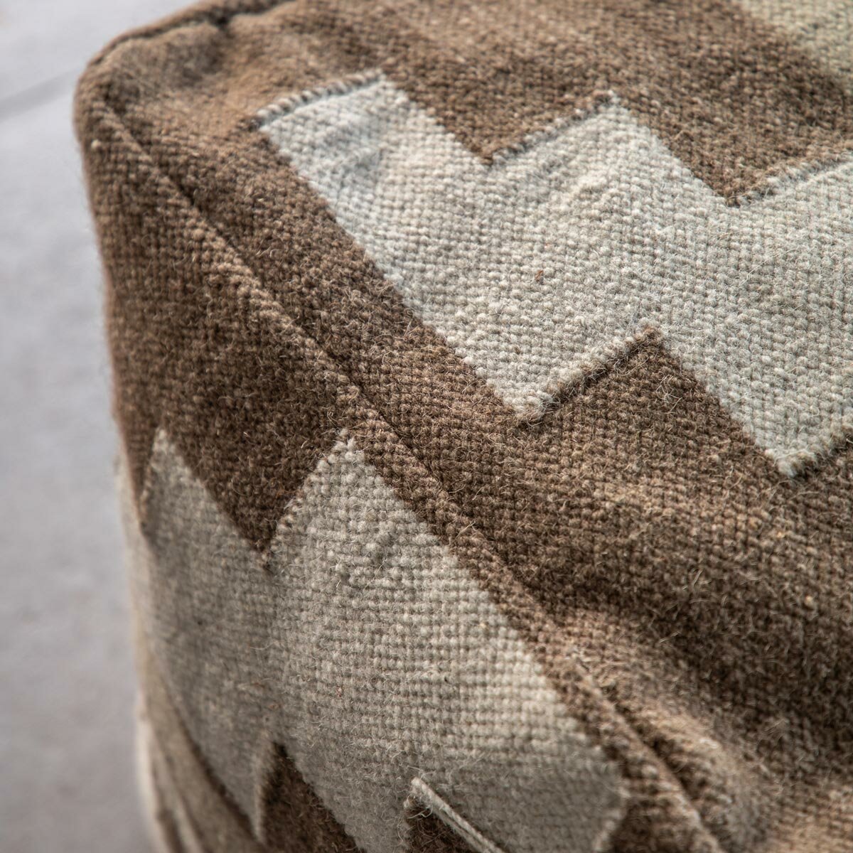 Gallery Falun Tonal Pouffe, 40 x 50 cm