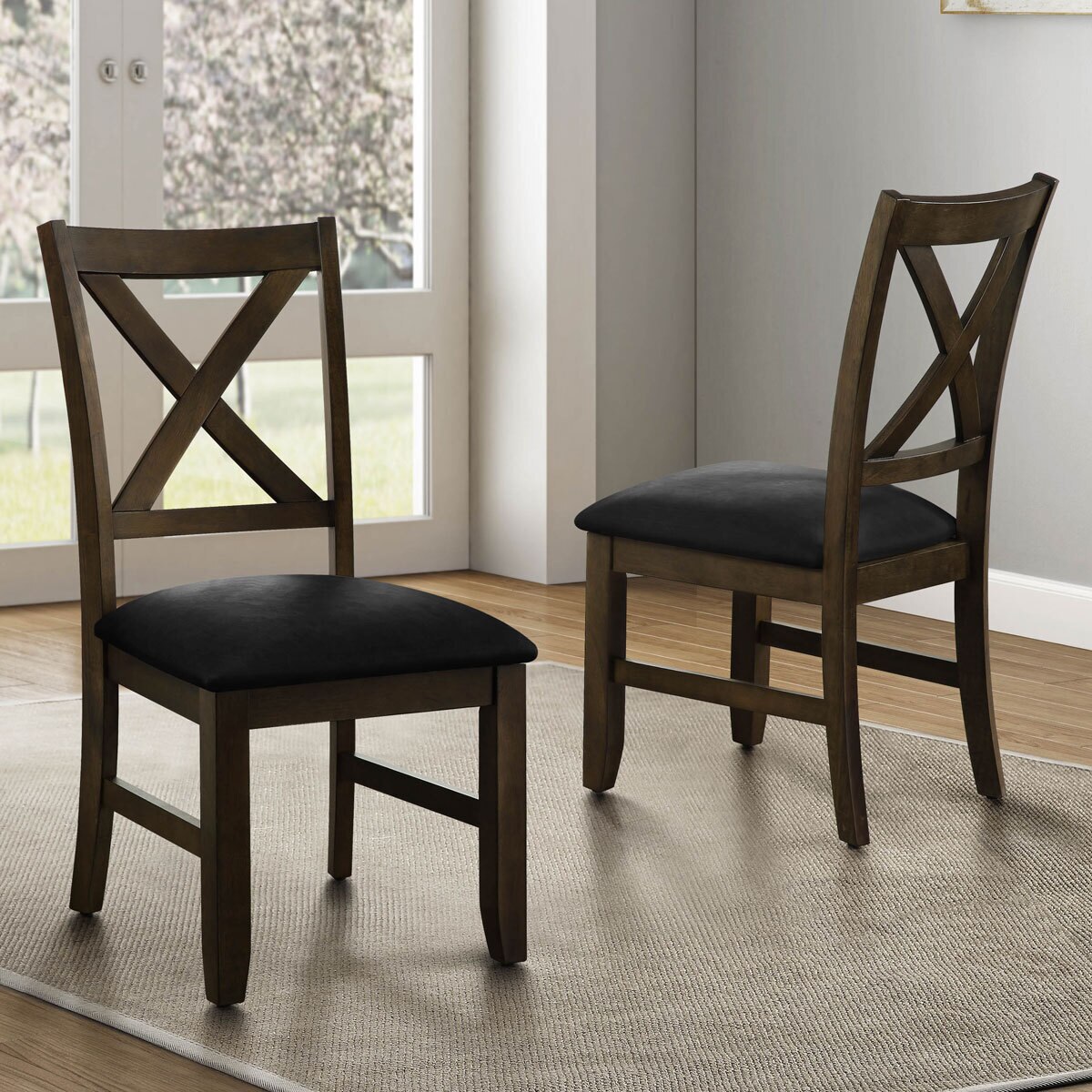 Bayside Furnishings Bonded Leather Upholstered Dining Chair Bayside Furnishings Bonded Leather Upholstered Dining Chair