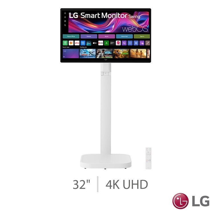LG 32 inch 4K Ultra HD 100Hz IPS Smart Swing Monitor, 32U889SA LG 32 inch 4K Ultra HD 100Hz IPS Smart Swing Monitor, 32U889SA