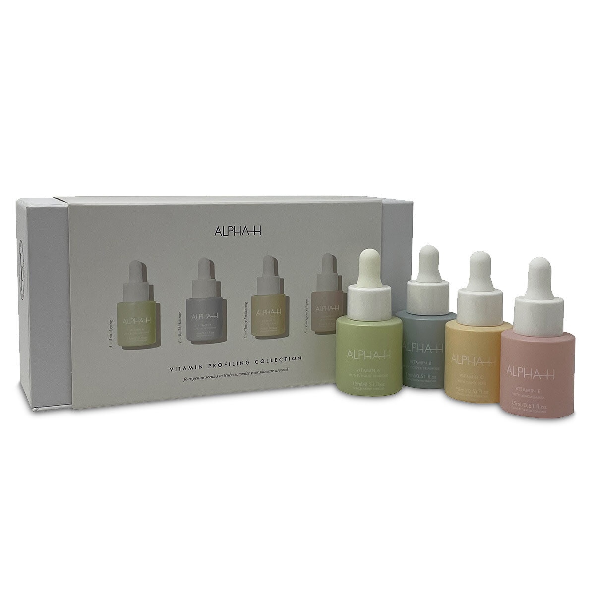 Alpha-H Vitamin Profiling Collection, 4 x 15ml