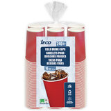 iECO Compostable Paper Red Cup, 16oz x 240 Pack