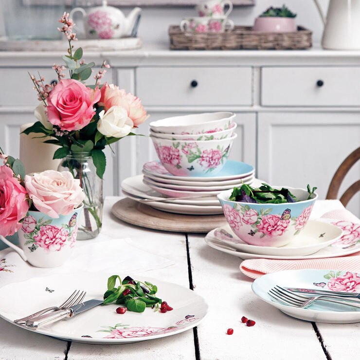 Miranda Kerr For Royal Albert Fine Bone China 16 Piece Dinnerware Set