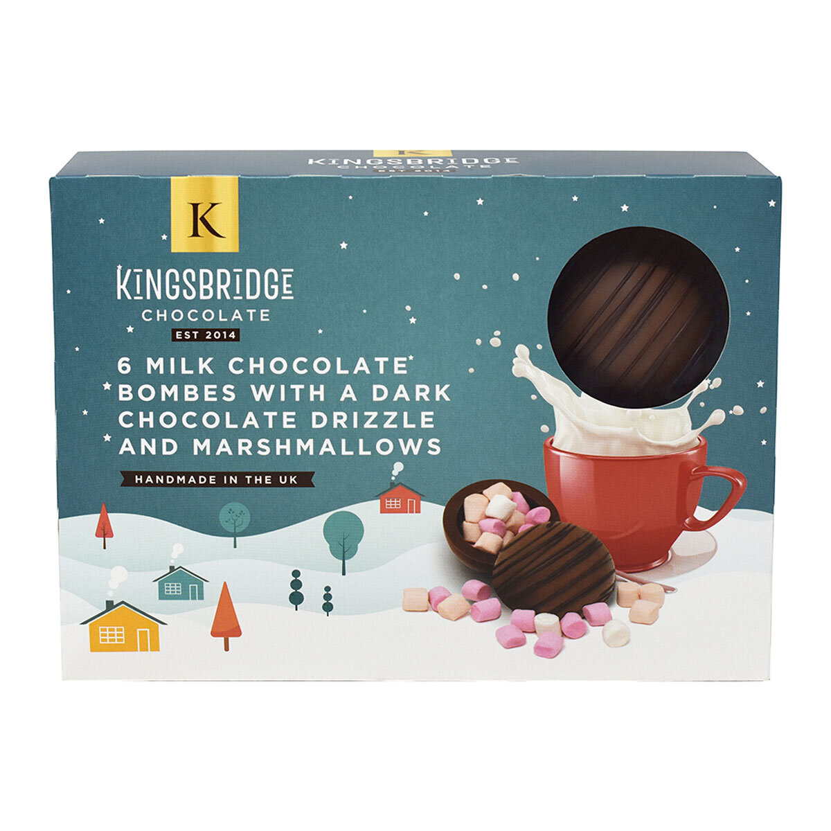 Kingsbridge Hot Chocolate Bombes, 6 x 50g