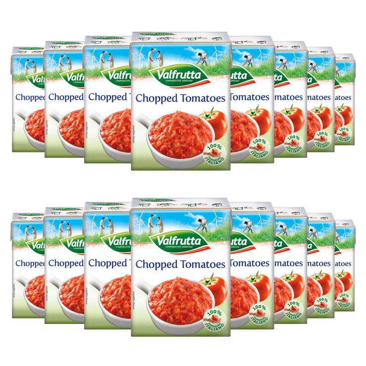 Valfrutta Chopped Tomatoes, 16 x 390g Costco UK