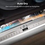 Hisense HV673B60UK Fully Integrated Dishwasher, B Rated in White