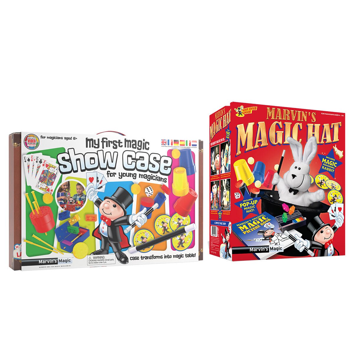 Marvin's Magic My First Magic Show Case and Magic Hat Bun...