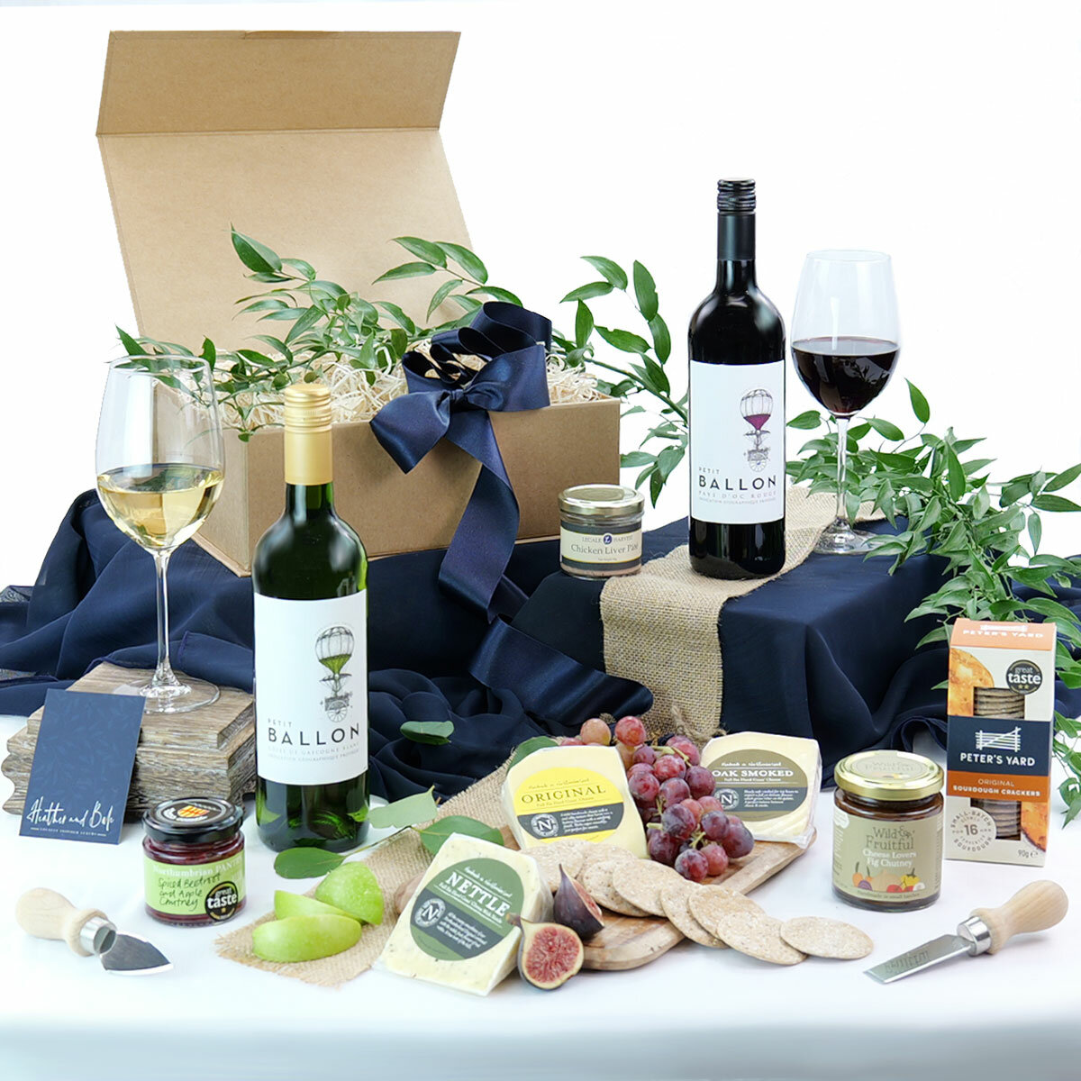 Heather & Bale The Kielder Luxury Wine & Cheese Hamper