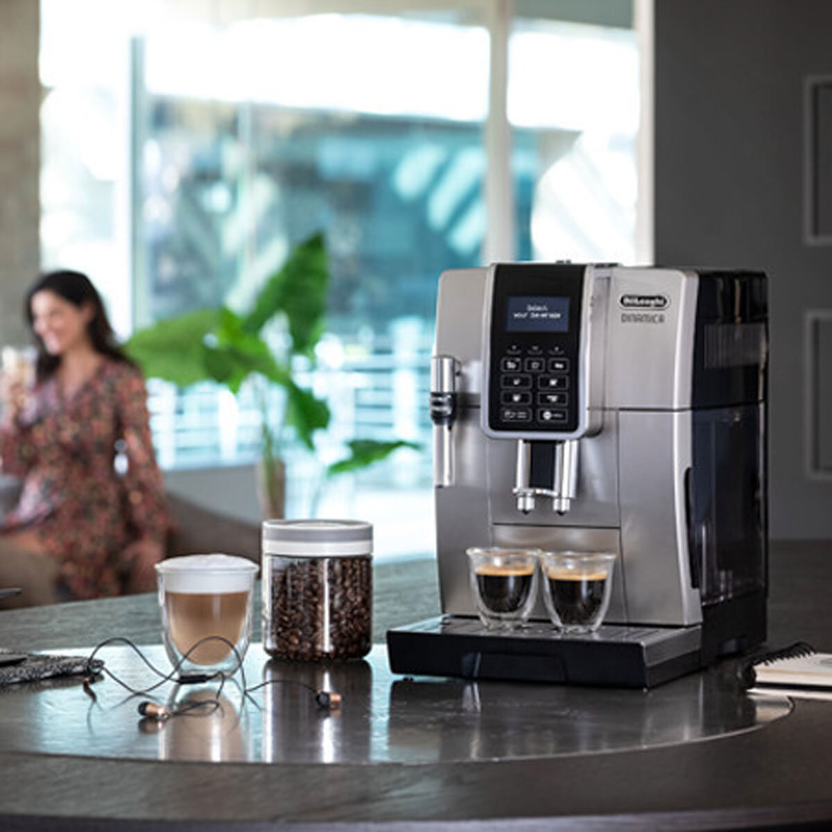 De Longhi Dinamica Bean To Cup Coffee Machine ECAM350.35.SB