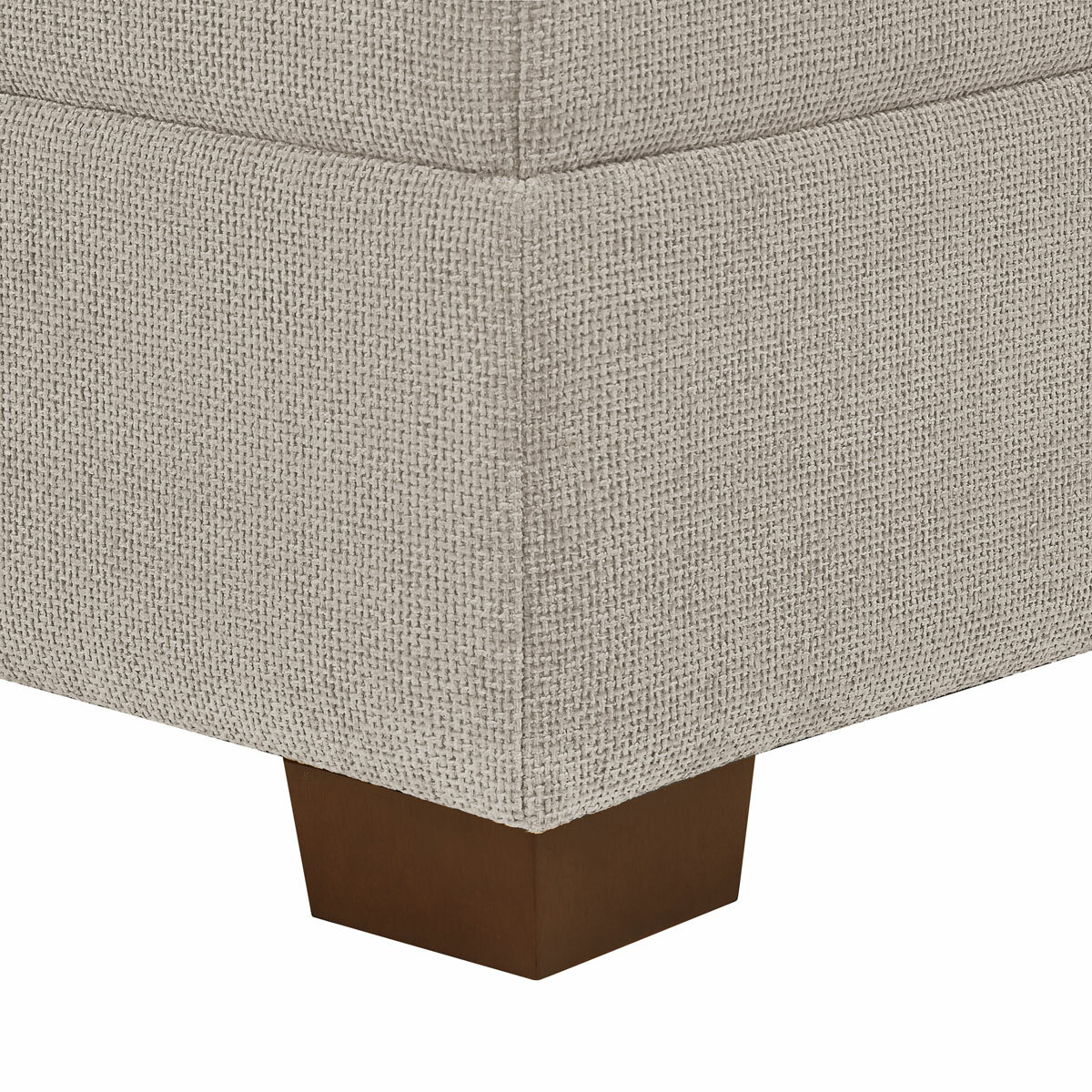 Tisdale Armless Piece Beige_Close Up