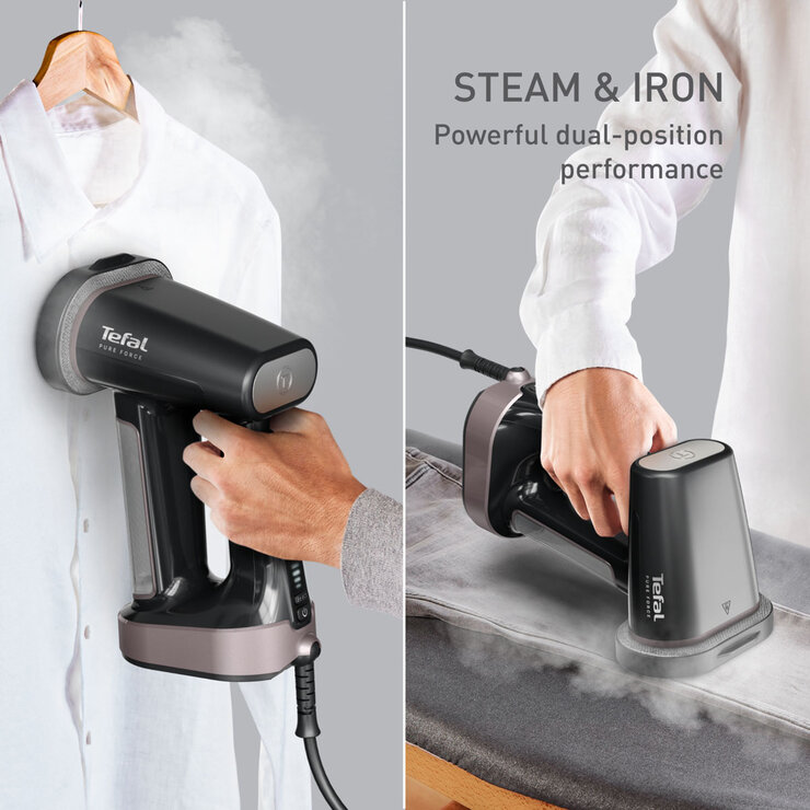 Tefal Pure Force 3-in-1 Garment Steamer Lifestyle Image