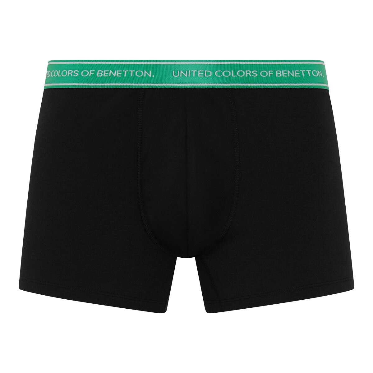 United Colors of Benetton Men's Boxer 6 Pack in Black