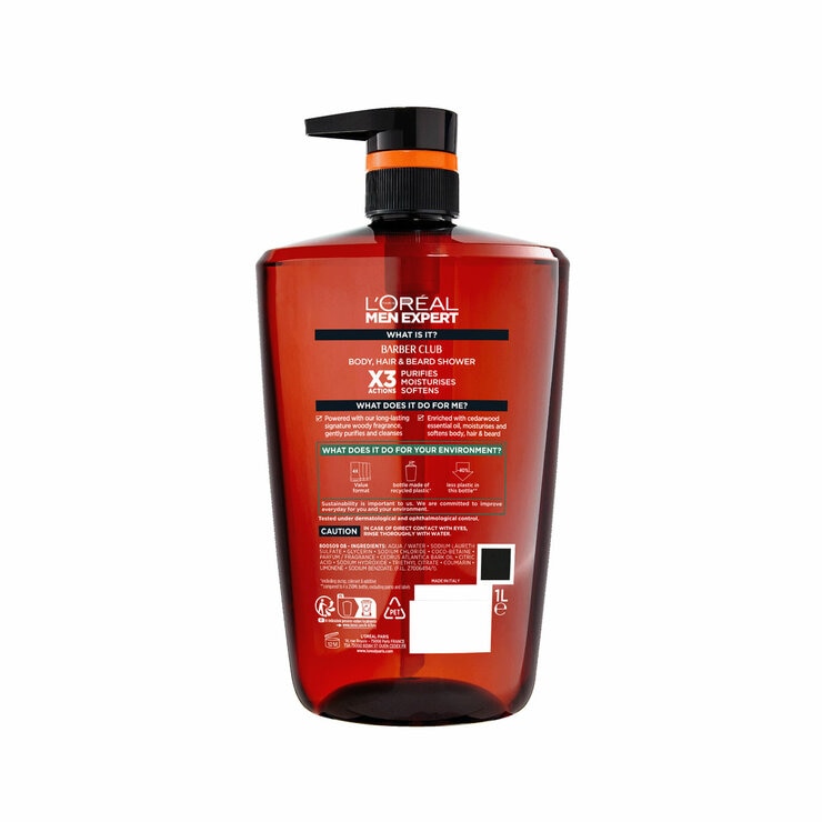 large of back of bottle.