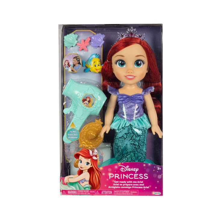 Disney Princess Large Doll and Hair Play Set - Ariel