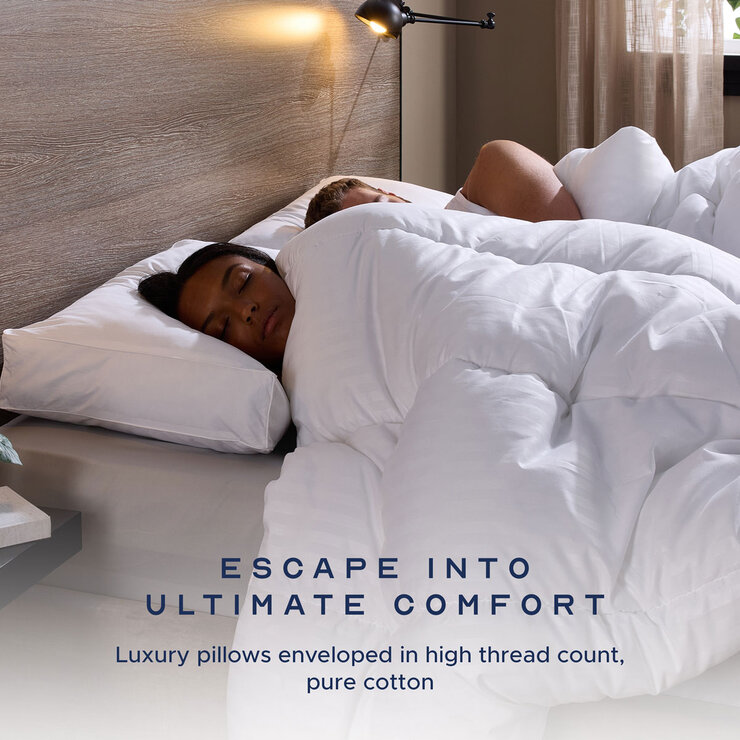 Snuggledown Luxury Side Sleeper Pillow, 2 Pack